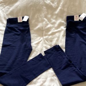 Brand new navy blue girls justice leggings